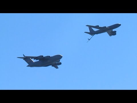C-17 Globemaster and KC-135 Stratotanker Great Pacific Air Show 2018