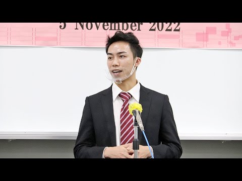 国際交流学科 ◆第4回英語スピーチコンテスト【特別賞】カオ ファム クァン リン さん(観光学部4年)