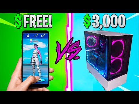 BROKE vs PRO Fortnite Gaming (Mobile vs. Console vs. PC) - WORTH IT?