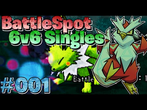 Pokemon X and Y Wifi Battle (Live FaceCam) - BattleSpot Singles #001 - An Exciting Start!