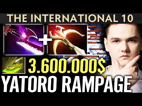 🔥 Spirit YATORO RAMPAGE $3,600,000 Secured — Drow Ranger 2x Crit WTF 100% Outplayed IG TI10 Dota 2