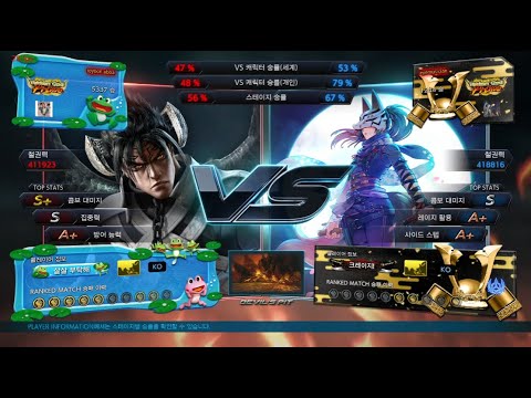 Ji3moonace (devil jin) VS eyemusician (kunimitsu) - Tekken 7 Season 4