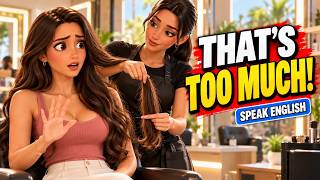Getting a Haircut in English | Hair Salon English Conversation (A2–B1)