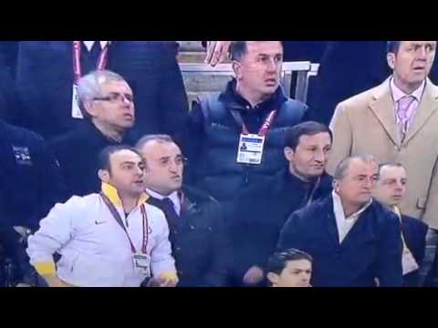 Galatasaray-Ordu maci 3.gol sevinci