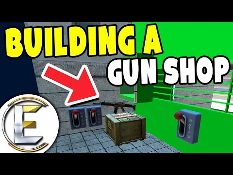 Building A Gun Shop - GMOD DarkRP (Small And Compact On A New Map)
