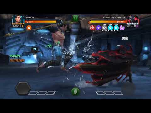 MCOC 6* Namor vs. Symbiote Supreme Variant 1.1.3!