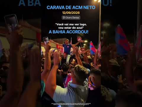 Caravana De ACM Neto Em Cícero Dantas-Bahia #AcordaBrasil #eleições2026 #bahia #forapt # #viraliza