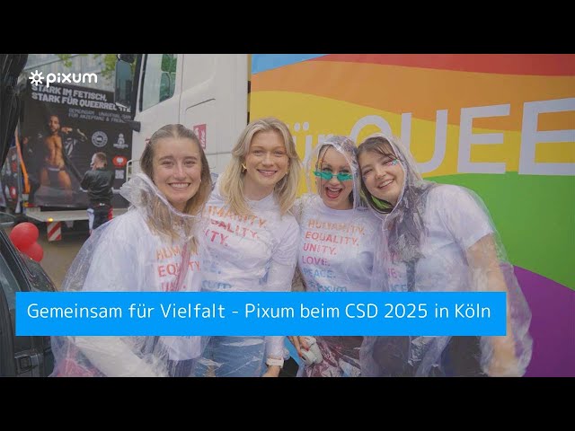 Gemeinsam für mehr Farbe - Pixum beim CSD 2025 in Köln
