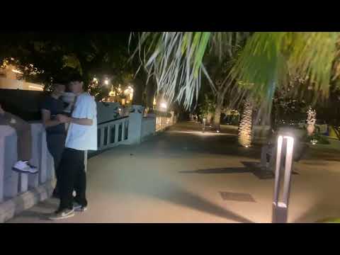 Night life San Benedetto del Tronto - Cycling in the night - Bike Riding AFTER DINER