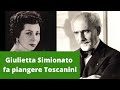 Giulietta Simionato fa piangere Toscanini