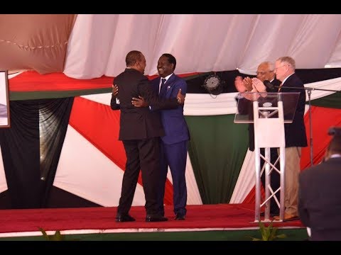 Uhuru Kenyatta to Raila Odinga, "Bro, forgive me."