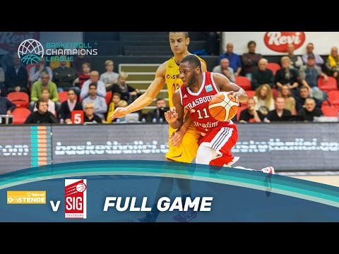 Telenet Oostende v SIG Strasbourg - Full Game - Basketball Champions League
