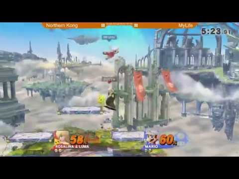 Game EVO 2nd Qualifier SSB4: MyLife (Rosalina) vs NKong (Mario) - WR1