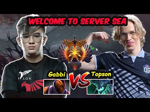 Topson vs Gabbi  - Welcome TI Winner To Server SEA Outworld Destroyer vs Anti Mage