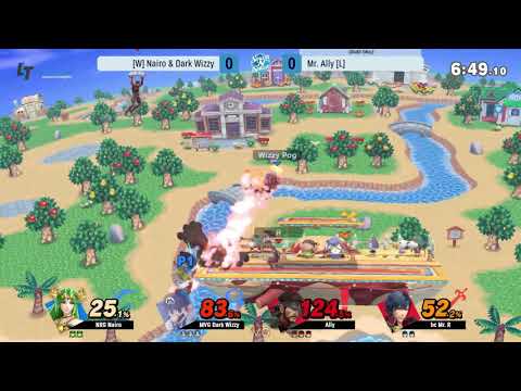 Flashy offstage teamwork from Nairo and Dark Wizzy - Smash'n'Splash 5 Doubles