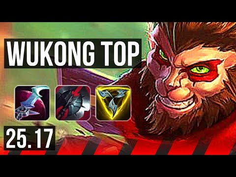 WUKONG vs K'SANTE (TOP) | 6 solo kills, 12/4/12, Dominating | EUW Master | 25.17