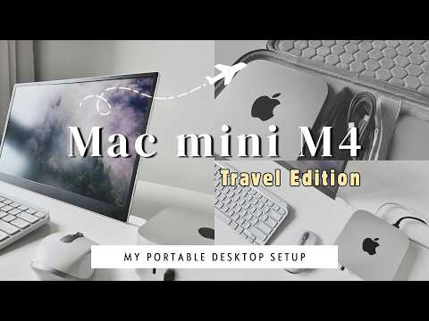 Traveling with a Mac mini M4 ✈️ My Portable Setup