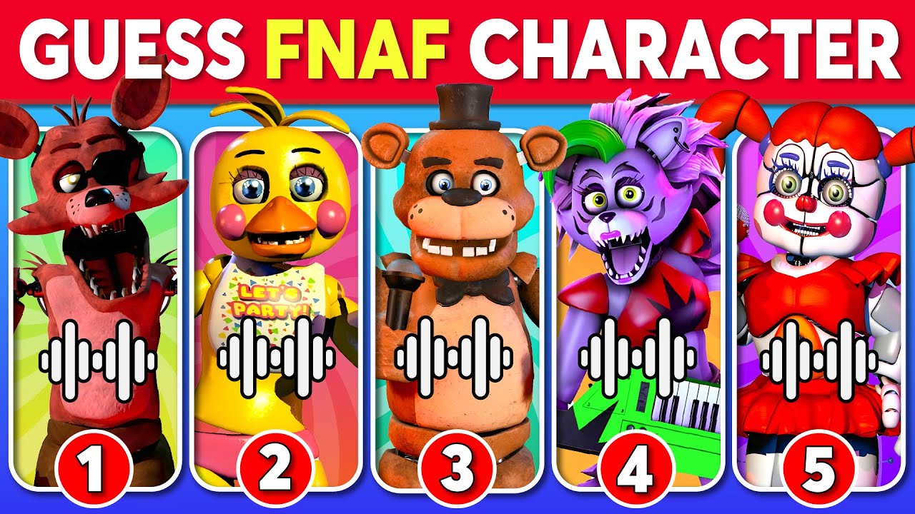 Guess The Five Night At Freddy's Character 🐻 By Dance, Emoji, Voice 💃 | FNAF Quiz 2024