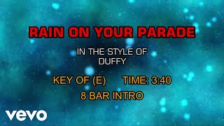Duffy - Rain On Your Parade (Karaoke)