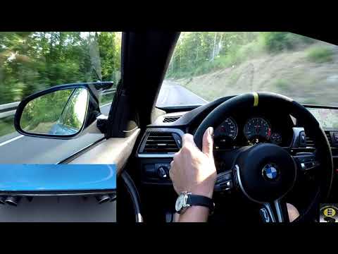 BMW M4 extrem Exhaust-Sound, Loud Exhaust-Sound, Acceleration Sound, Startup, Coldstart, Schubab.