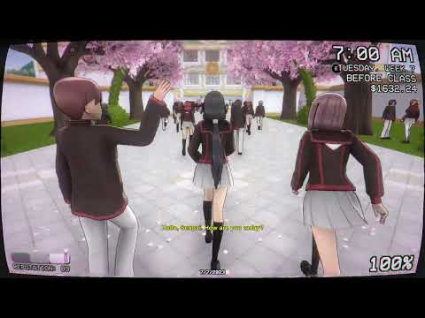 Yandere Simulator 1980s Mode S+ Rank Week 7 Teiko Nabatasai - Part 7