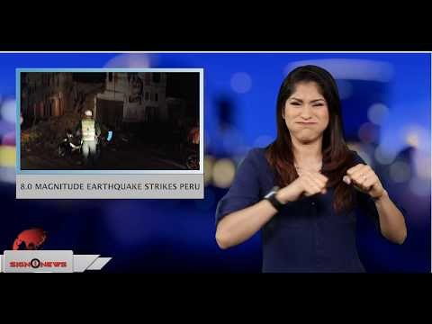 8.0 Magnitude earthquake strikes Peru (ASL - 5.26.19)