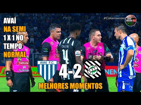 Avaí 1 (4x2) 1 Figueirense - Melhores Momentos - COMPLETO - Campeonato Catarinense 2025