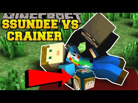 Minecraft: SSUNDEE VS CRAINER CHALLENGE GAMES - Lucky Block Mod - Modded Mini-Game