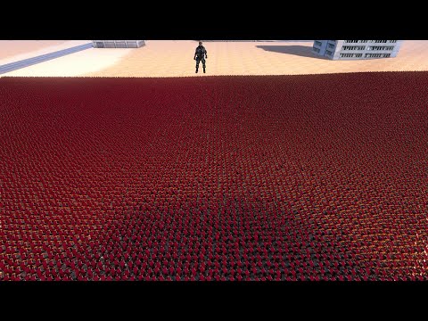 Chuck Norris Try to Protect City Vs 60.000 Spartans - Ultimate Epic Battle Simulator