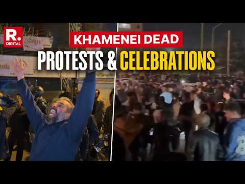 Ayatollah Khamenei's Death Sparks Celebrations and Protests Across the World | Viral Video