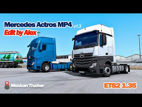 ETS2 1.35 | Mercedes Actros MP4 edit by Alex | DX11