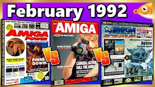 Cover Disk Face Off! - February 1992 | Amiga Action, CU Amiga, Amiga Power