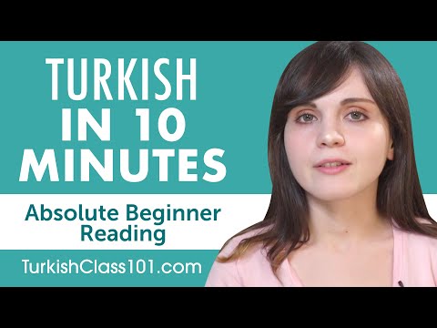 10 Minutes of Turkish Reading Comprehension for Absolute Beginners