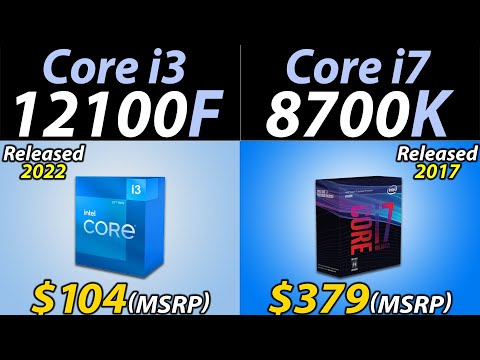 i3-12100F vs i7-8700K | Can a Low-End Outperform a High-End?