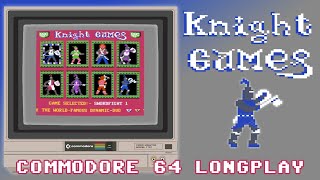 Knight Games - Commodore 64 - Full Longplay (no commentary) - Retro Medieval Combat Classic