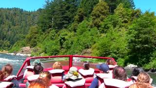 preview picture of video 'Rogue River Jetboat Trip 07-14-12'