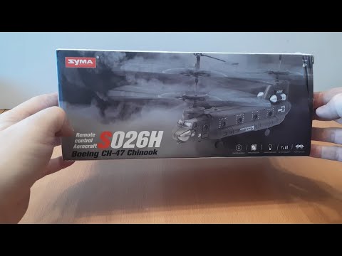 Syma S026H, unboxing, test and conclusion