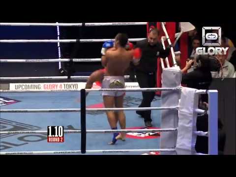 GLORY 3 Rome - Robin van Roosmalen vs. Sanny Dahlbeck (Full Video)