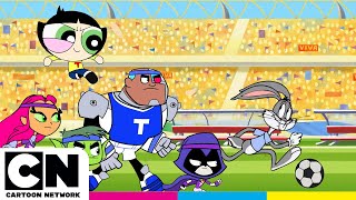 Cartoon Network ALL‑STAR Football! ⚽️ Teen Titans, Bugs Bunny, Gumball & More! | World Cup Special