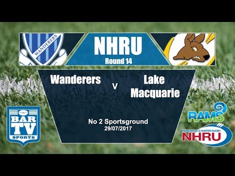 2017 NHRU Round 14 - Wanderers v Lake Macquarie Roos