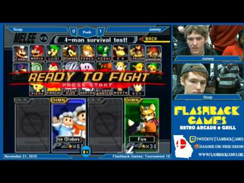 Flashback Games Presents: Tournament 19 - Soap (Jigglypull) Vs. Jummy (Fox) Pools