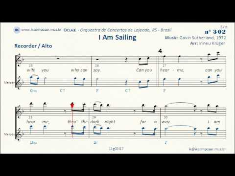 I Am Sailing (Gavin Sutherland) - Alto Recorder