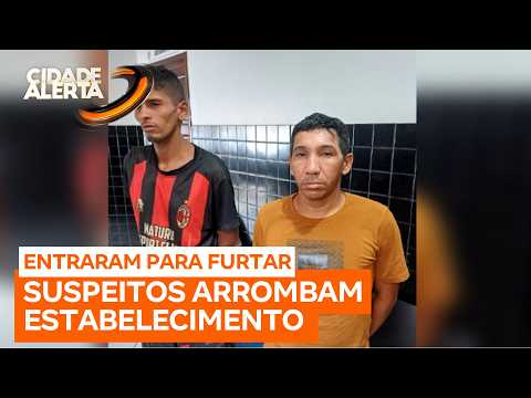 Suspeitos invadem estabelecimento durante furto e são presos em Porto de Moz