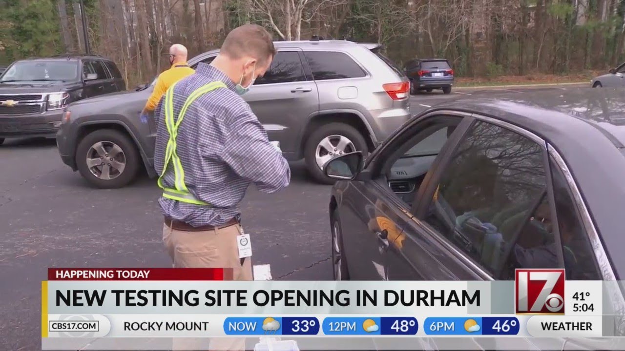 New COVID19 testing site opens in Durham no appointment