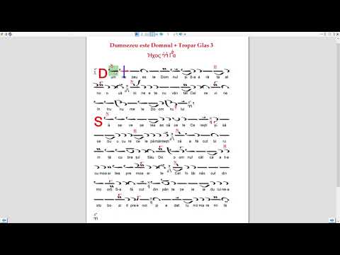 Dumnezeu este Domnul + Troparul Învierii de Macarie Ieromonahul Glas 3 (baza pe Fa)