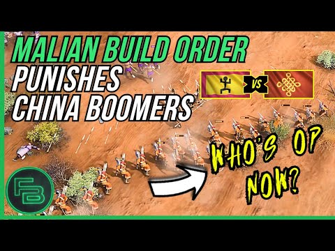 AoE4 - Malian Build Order WRECKS China (DemusliM vs 3D!Bee)
