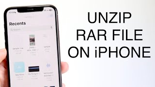 How To Open .Rar Files On iPhone! (2023)