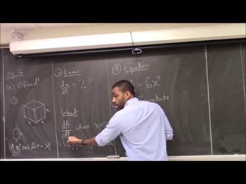 Math 1203-R03 Lecture 18 - Related Rates conclusion and Max and Min Values
