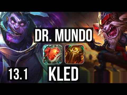 DR. MUNDO vs KLED (TOP) | Rank 5 Mundo, 6/3/11 | KR Master | 13.1