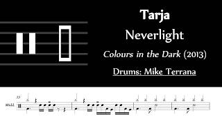 Tarja - Neverlight: Drum Sheet Music Transcription